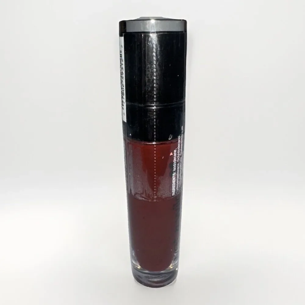 Wet n Wild Video Vixen 931B Liquid Catsuit Matte Lipstick Dark Berry Red NOS